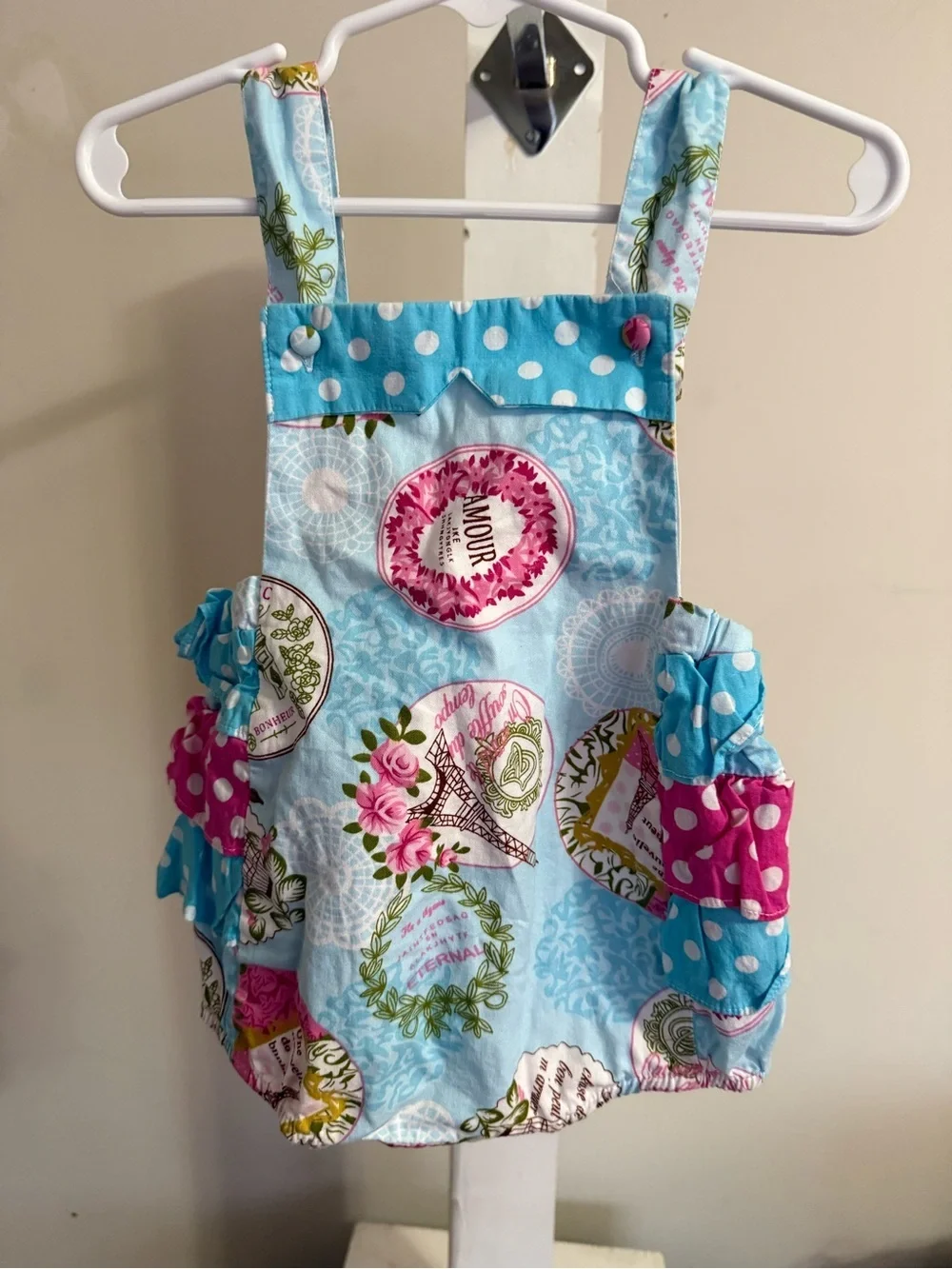 Tutu & Lulu Parisian Ruffle Butt Romper